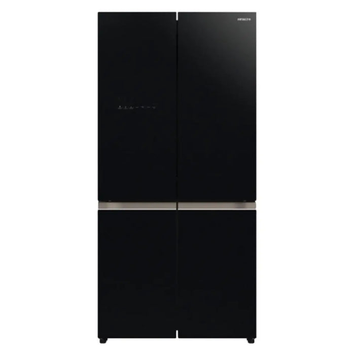 Hitachi Bottom Freezer 820 Litres RWB820VUK2GBK Inverter Control | Dual fan Cooling | Vacuum Compartment | Selectable Zone | Triple Power Filter | Select Case | Stabilizer Free | Touch Screen Controller | Dual Sensing Control | Quick Cooling | Water Tank