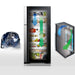 Refrigerator with internal cooling system illustration on a white background