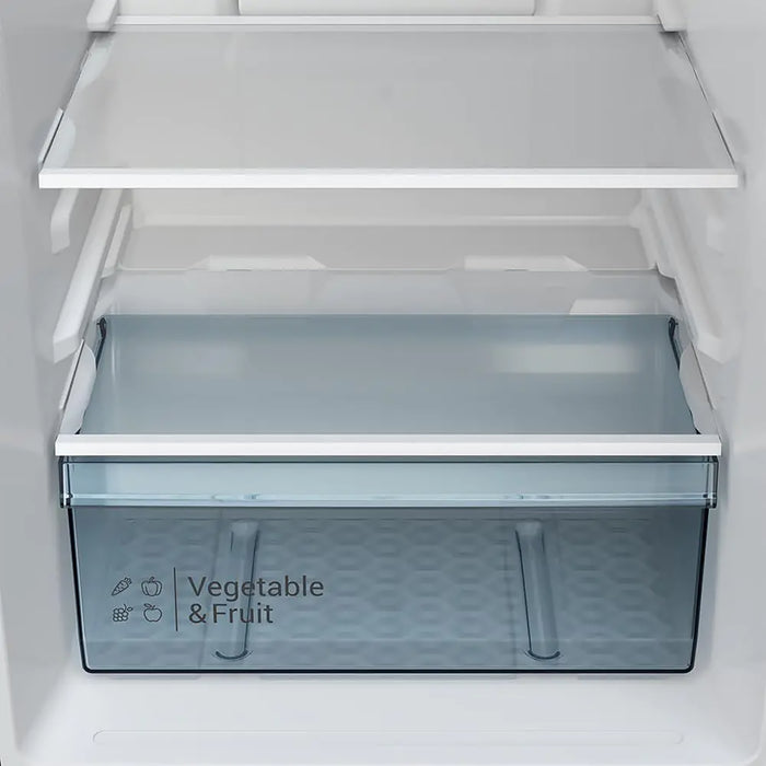 Hitachi 330L Gross | 240L Net | Top Mount Double Door Refrigerator | No Frost | High Power | 10 Year Compressor Warranty | Inverter Technology | Tempered Glass Shelves | Brilliant Silver|HRTN5255MFXAE