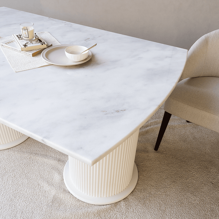 Larson 6 Seater Marble Table