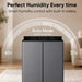 Stadler Form Lukas Titanium Dehumidifier 20L, Auto Mode, 24 Hours Dehumidification for Large Rooms up to 70 m², Optional Air Purification, WiFi Control, Quick Laundry Drying Mode, Silent, 2 Years Warranty Pro Technology