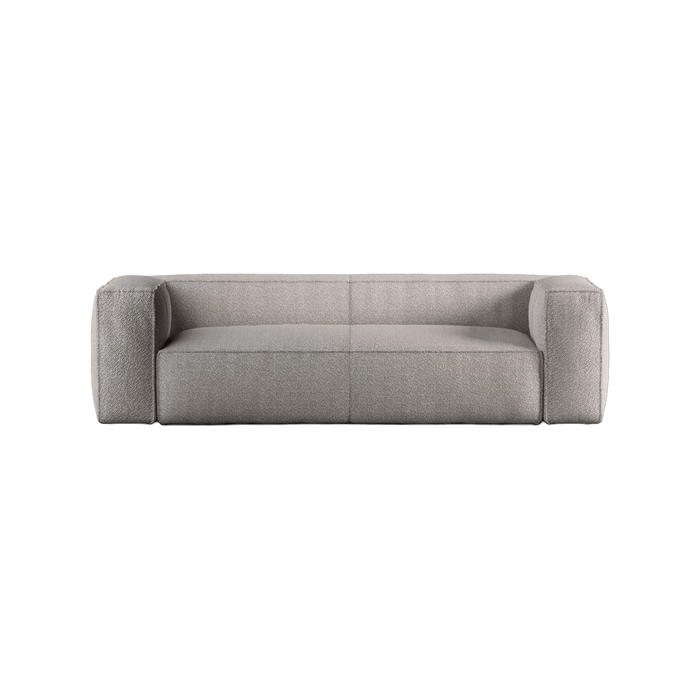 Gray sofa on a transparent background