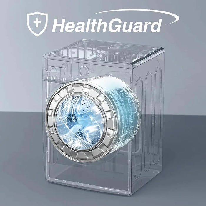 Midea 10kg Front Load Washer | Lunar Dial Control | 1400 RPM Spin | 14 Programs | Wi-Fi Connectivity | Steam Care | BLDC Inverter Motor | MF200W100WBTGCC