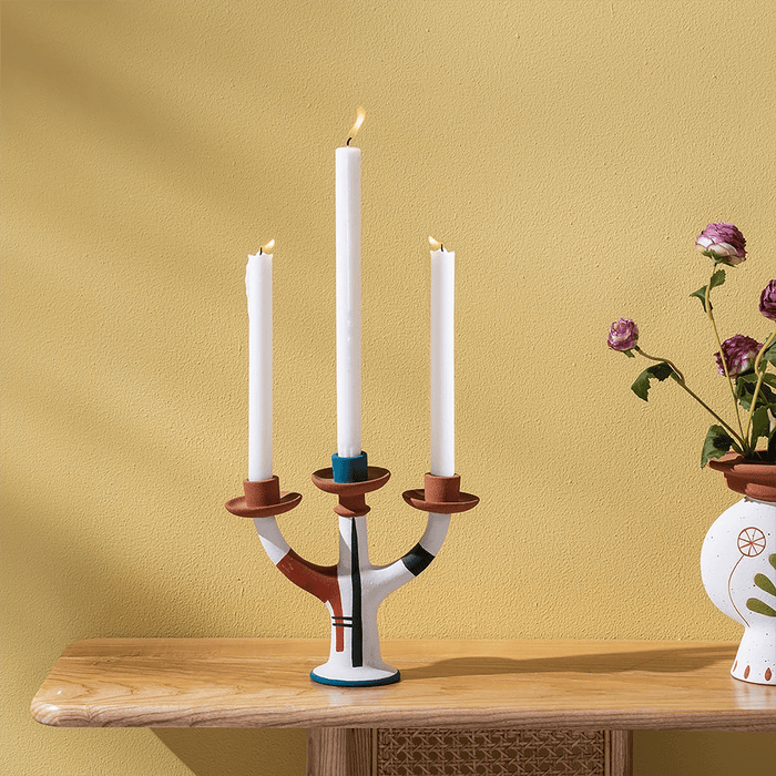 Adore Hand Painted Candleabra - Setinone.ae
