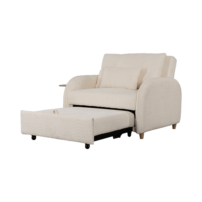 Caelan 1 Seater Sofa Bed Ivory - Setinone.ae
