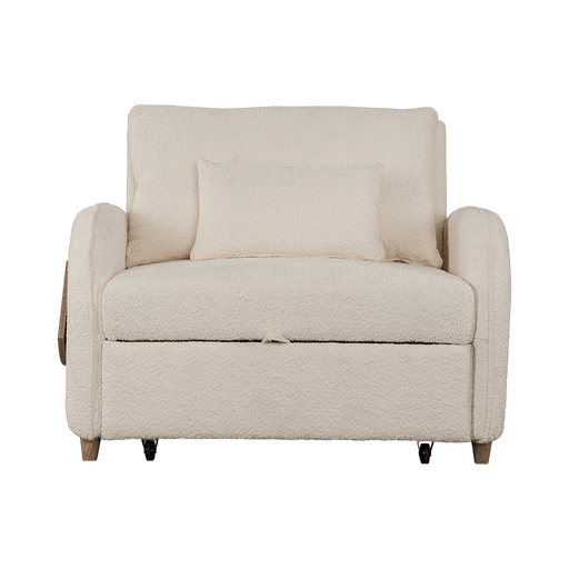 Caelan 1 Seater Sofa Bed Ivory - Setinone.ae