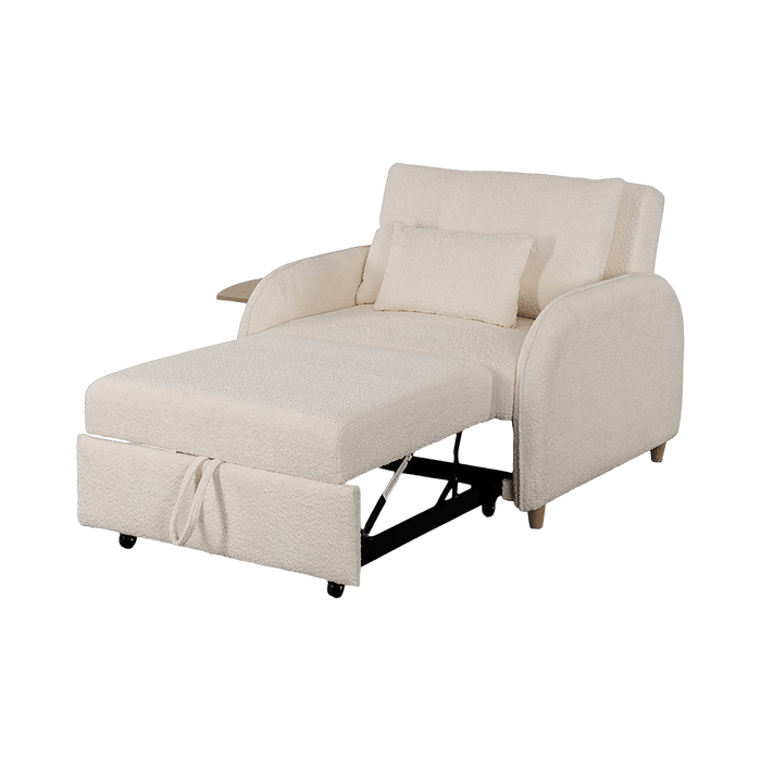 Caelan 1 Seater Sofa Bed Ivory - Setinone.ae