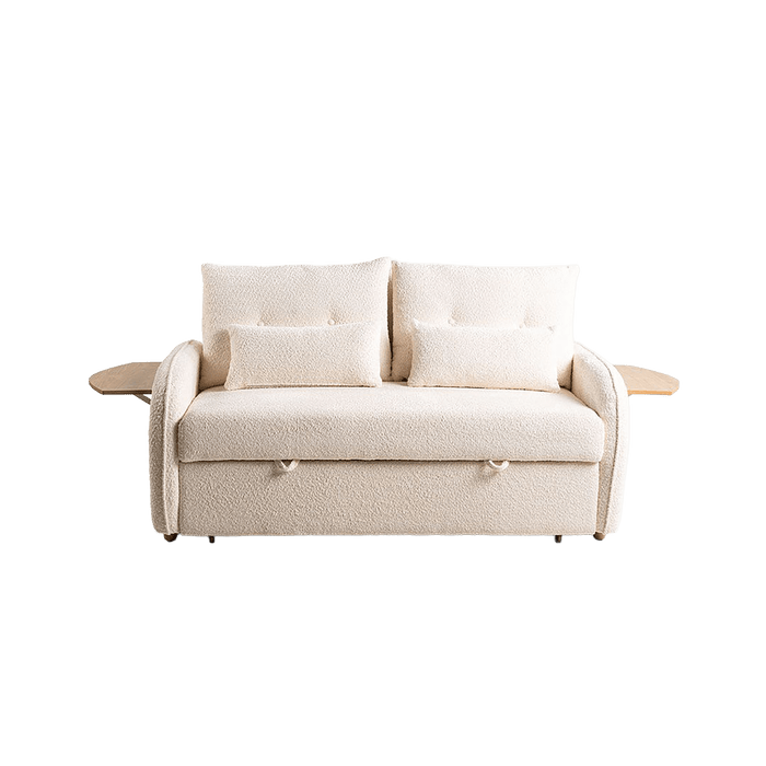 Caelan 2 Seater Sofa Bed Ivory