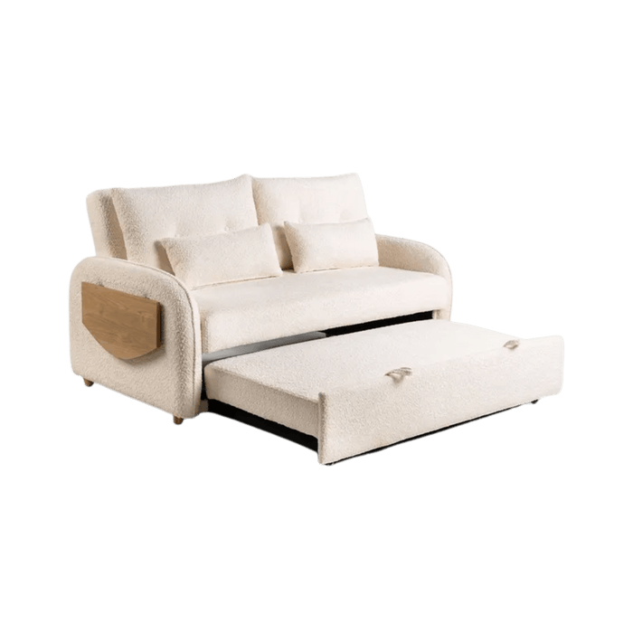 Caelan 2 Seater Sofa Bed Ivory