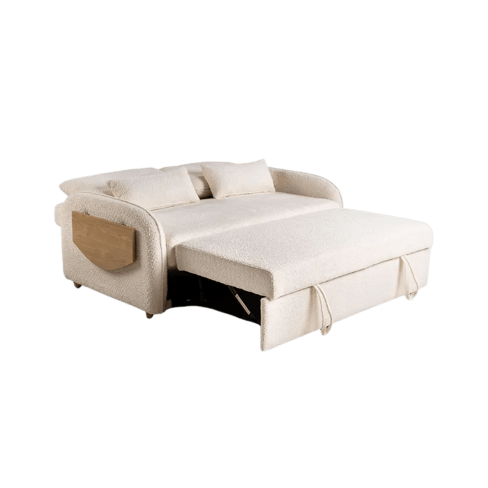 Caelan 2 Seater Sofa Bed Ivory