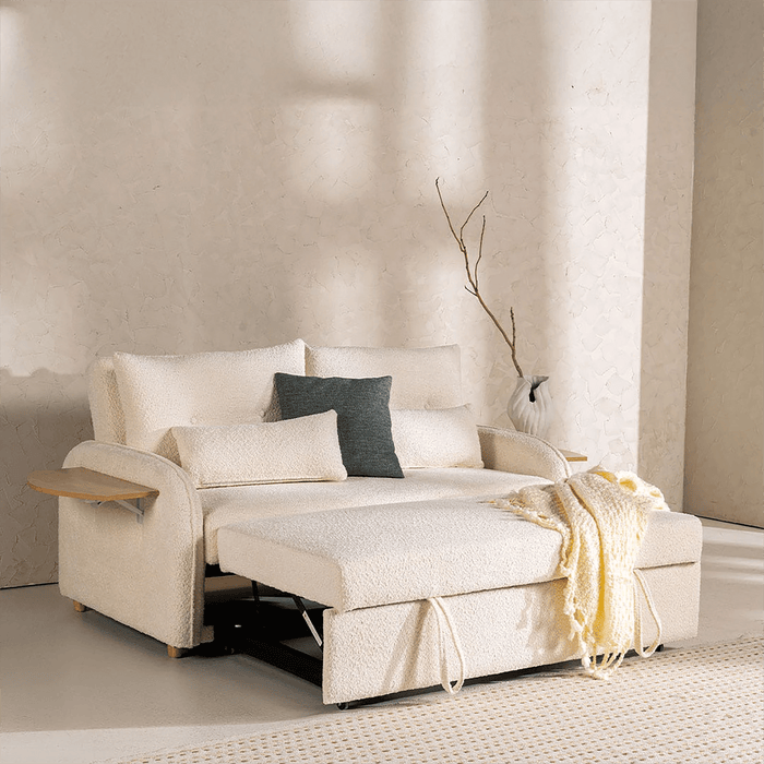 Caelan 2 Seater Sofa Bed Ivory - Setinone.ae