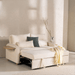 Caelan 2 Seater Sofa Bed Ivory - Setinone.ae