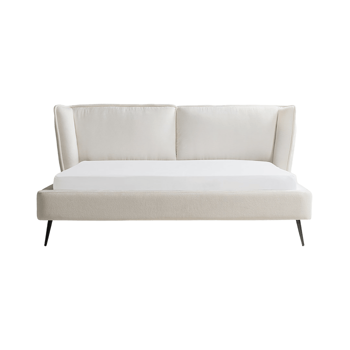 Clarke King Bed Ivory
