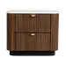 Devie Bedside Table Brown - Setinone.ae