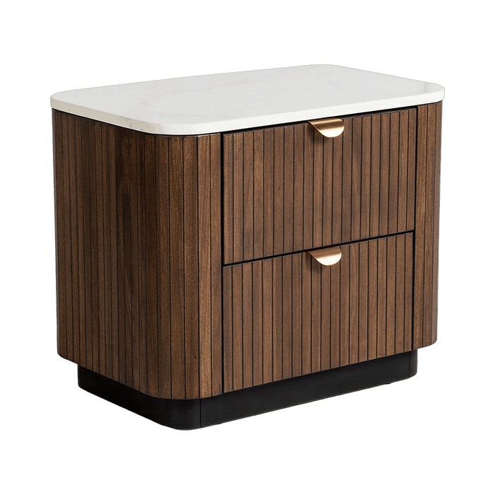 Devie Bedside Table Brown - Setinone.ae