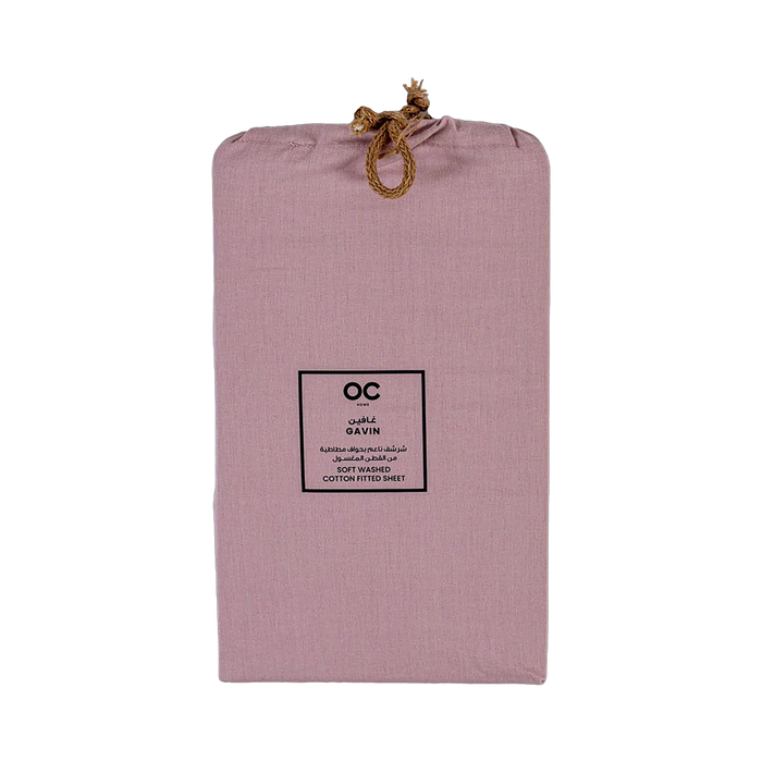 Gavin Wash Ctn P/C Set Pink OC Home