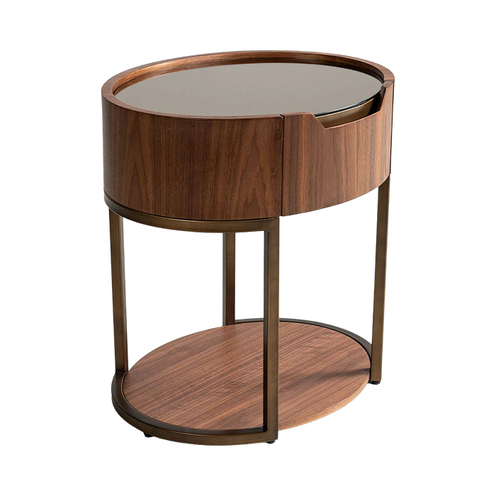 Lorenze End Table Walnut OC Home