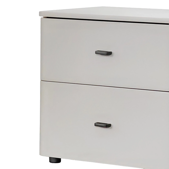 Lozen Bedside Table Greige OC Home