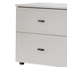 Lozen Bedside Table Greige OC Home
