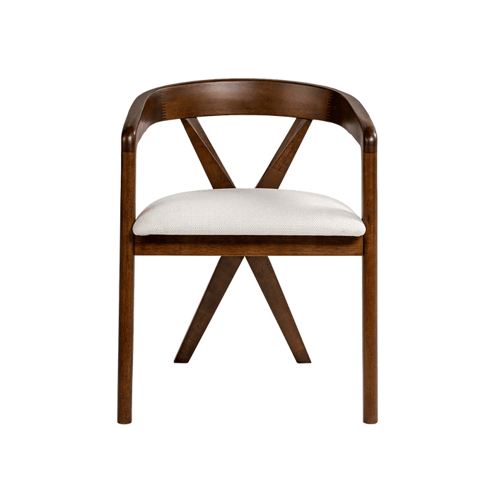 Marial Dining Arm Chair Walnut