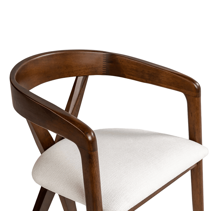 Marial Dining Arm Chair Walnut
