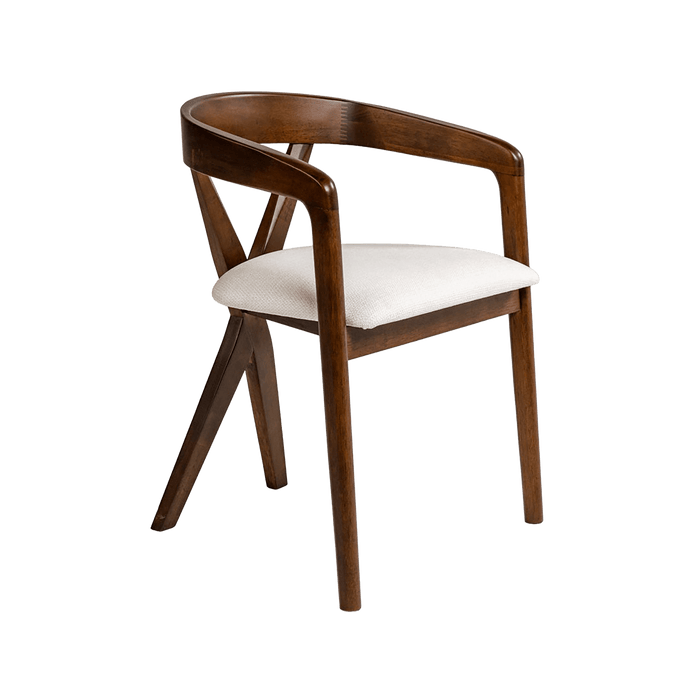 Marial Dining Arm Chair Walnut