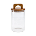 Melan Glass Canister W/Acacia Lid-1100ml - Setinone.ae
