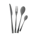 Meyar Cutlery Set of 24 Pcs Black OC Home