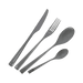 Meyar Cutlery Set of 24 Pcs Black OC Home