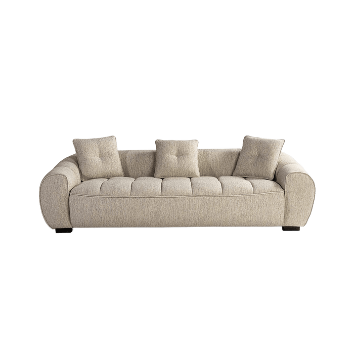 Naline 3 Seater Sofa Ecru