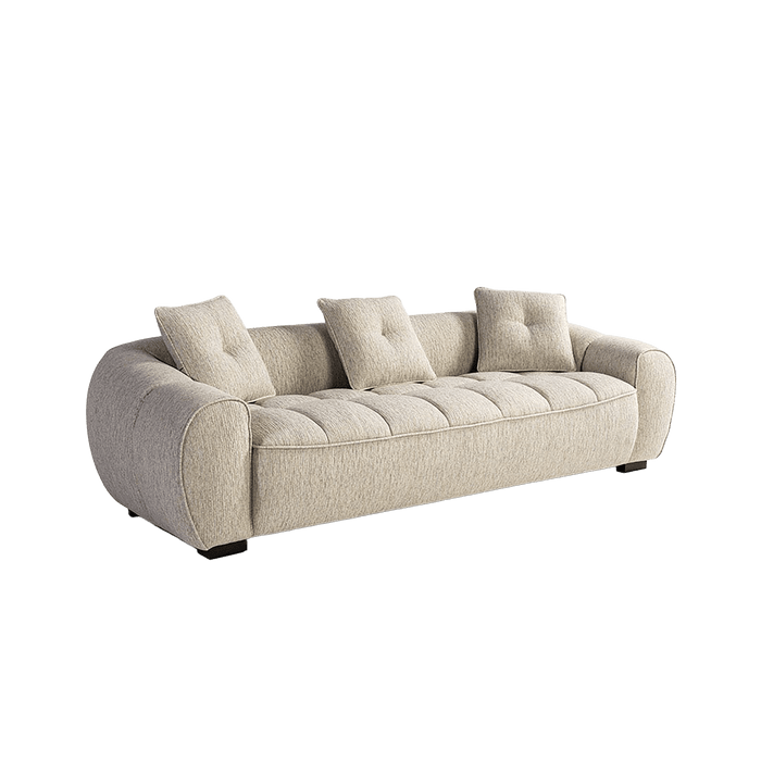 Naline 3 Seater Sofa Ecru