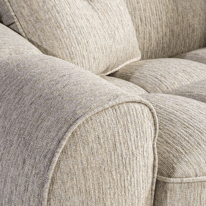 Naline 3 Seater Sofa Ecru