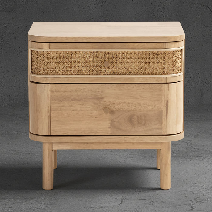 Railan Bedside Table Natural - Setinone.ae