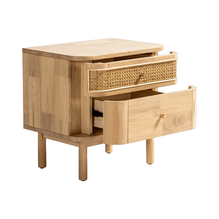 Railan Bedside Table Natural - Setinone.ae