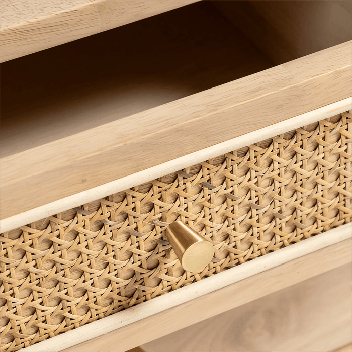 Railan Bedside Table Natural - Setinone.ae