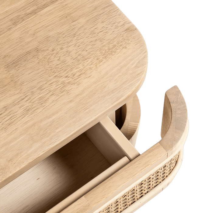 Railan Bedside Table Natural - Setinone.ae