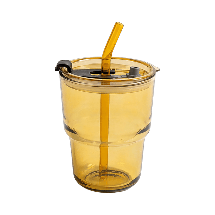 Roien Glass W/lid 450ml - Setinone.ae