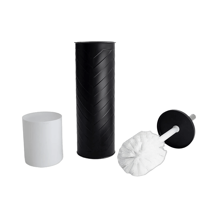 Varien Toilet Brush With Holder Black - Setinone.ae