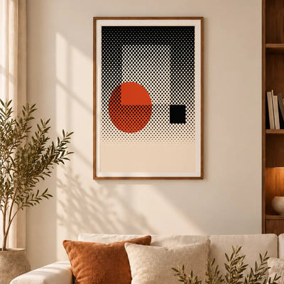Optical Rhythm — Art print-3 - Black / 60 x 90 cm