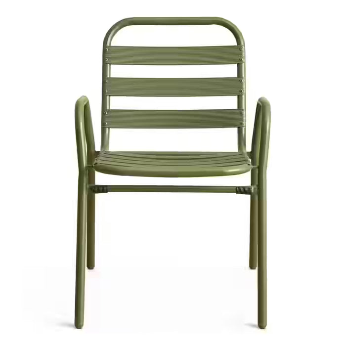 Anca Outdoor Aluminium-Steel Chair - Green