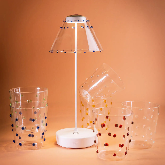 Party Tumbler Pink Ø.90x103mm. CL.45 - Set of 6