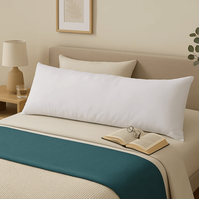 Room Essential Body Pillow -White Pan Home