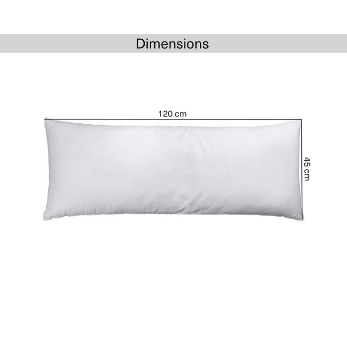 Room Essential Body Pillow -White Pan Home
