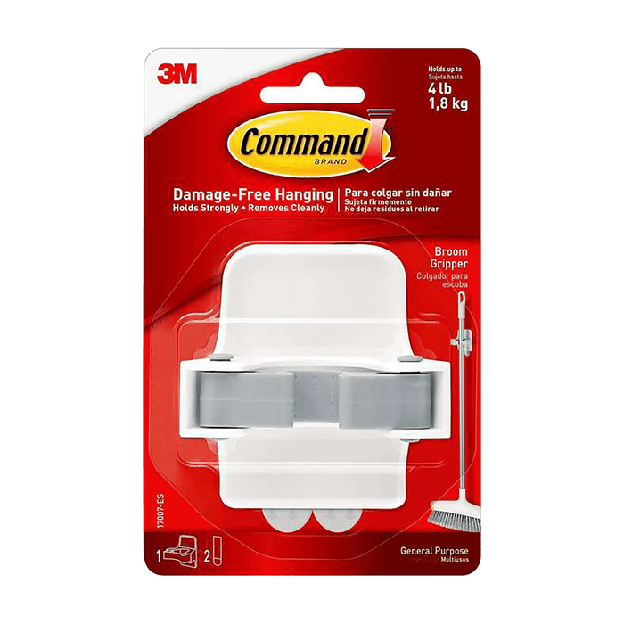 3M Command Broom Gripper - White Pan Home