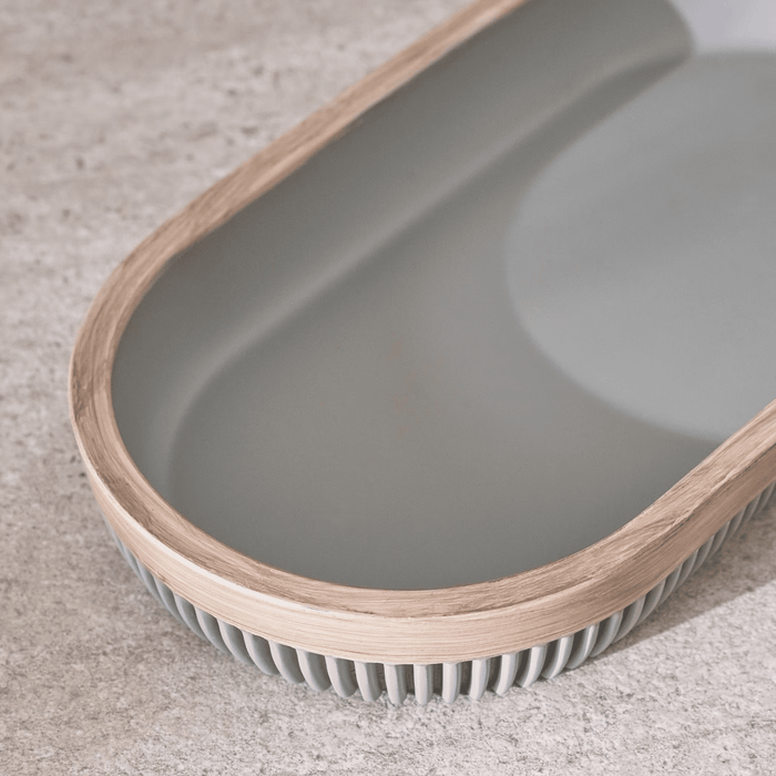 Ada Bath Accessories 3 Piece Set-Grey