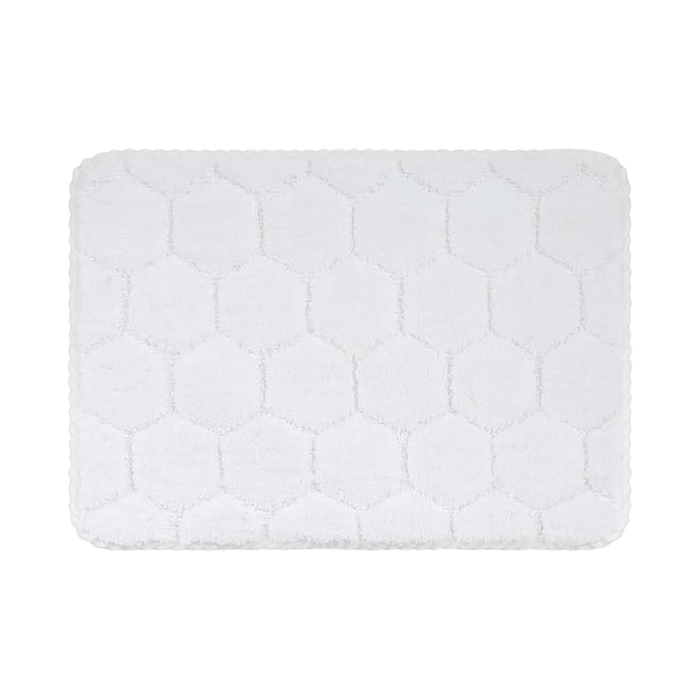 Ada Cozysoft 2-Piece Set Bathmat And - White Pan Home