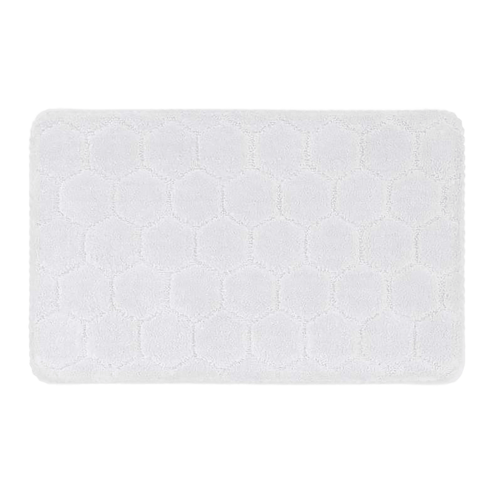 Ada Cozysoft 2-Piece Set Bathmat And - White Pan Home