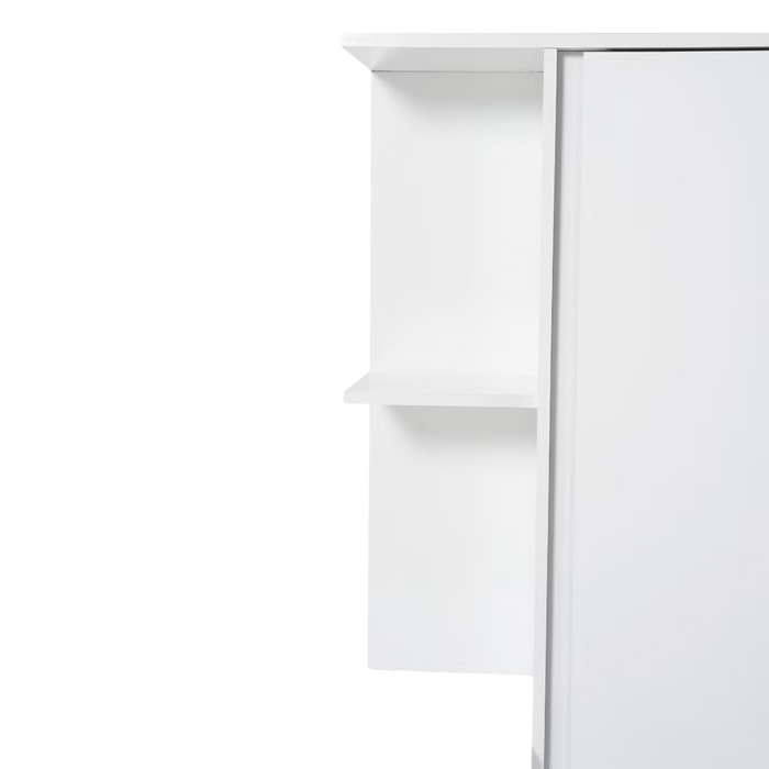 Adapt Writing Desk With Shelves Tall Cabinet - White