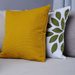 Aden Pin Rib S/2 Cushion Cover Ochre Pan Home