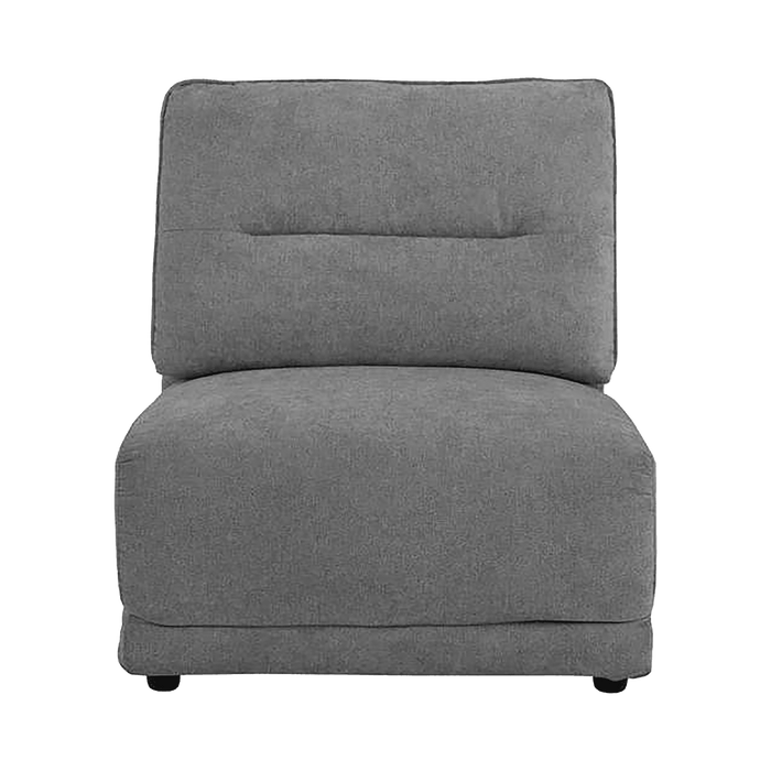 Alabaster Single Seater Arm Less Sofa